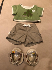 Build A Bear Think Green Outfit W/Sandals
