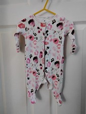 Next Baby Girls Babygrow/Sleepsuit Stretch Aged 1mth 10lbs