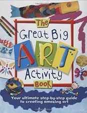 The Great Big Art Activity Book Hardcover Deri, Nicholson, Sue Ro