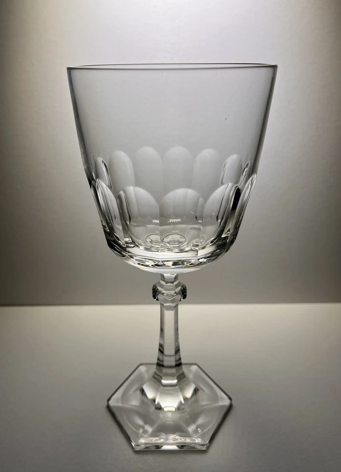 Set of 5 Villeroy & Boch Bristol Crystal Water Goblets 7.5 Inch - Image 2 of 3