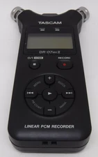 TASCAM DR-07MKII Linear PCM Portable Digital Recorder – Tested & Working