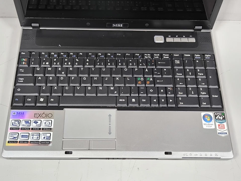 MSI EX610 (MS-163D) Laptop - For Parts, No HDD, Signs of Use - Image 3 of 4