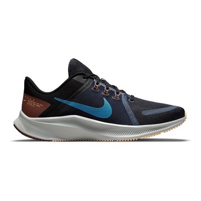 USED Nike Men's Quest 4 Running Shoe, Thunder Blue Lt Photo Blue Black,10US