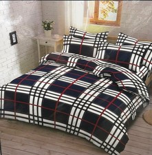 4 Piece Complete Bedding Set Soft Breathable All Season Comfort UK Sizes