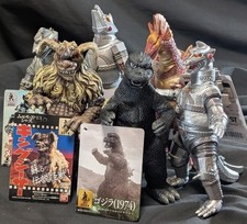 Godzilla Mechagodzilla Titanosaurus and Others Bandai Movie Monster 6 Piece Se
