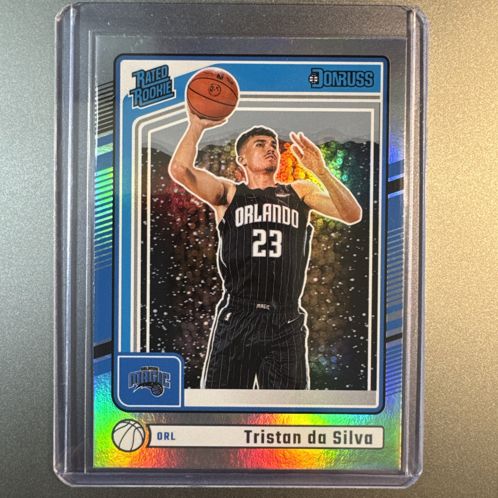 Tristan da Silva Winter Holo RC 2024-25 Donruss Rated Rookie No 203