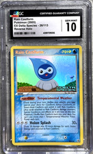 Pokémon Card Rain Castform Rev Holo CGC 10 Gem Mint EX Delta Species 26/113 2005 on eBay