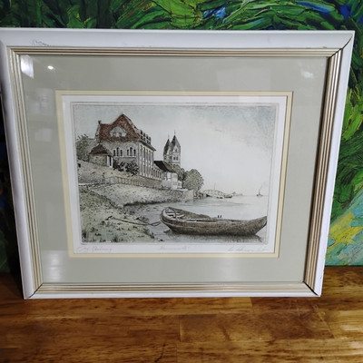 Beautiful Limited Edition Signed Art Print Collectible Artist W. Schneppenhorst