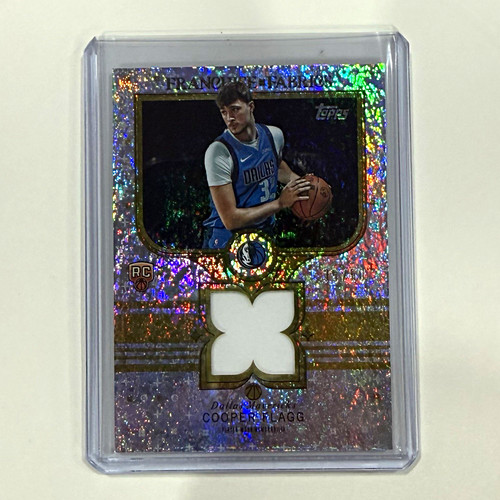 Cooper Flagg [Holo Gold Foil] #FF-CF 2025 Topps Franchise Fabrics card