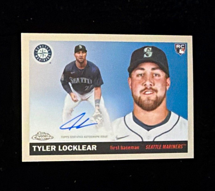 2025 Topps Chrome Platinum Anniversary Tyler Locklear RC Auto CPA-TL Mariners