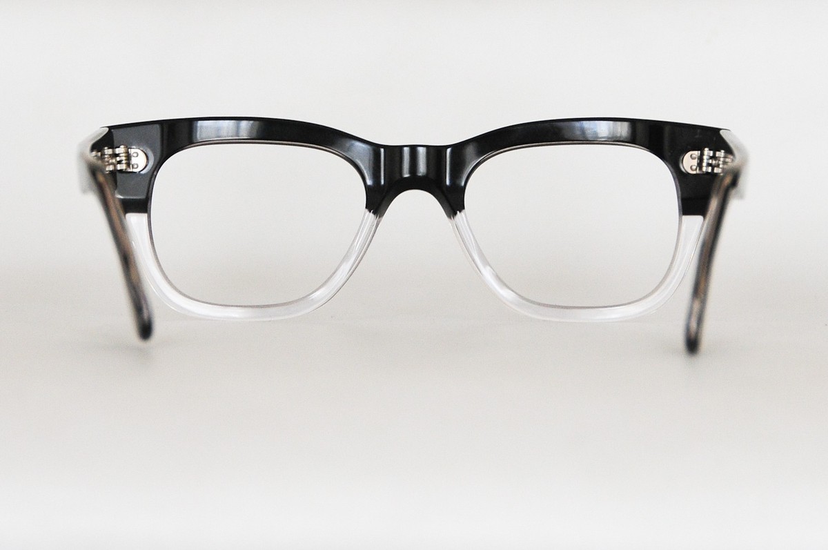 CUTLER AND GROSS M:0772 C:GB CLEAR BLACK FRAME READING GLASSES 