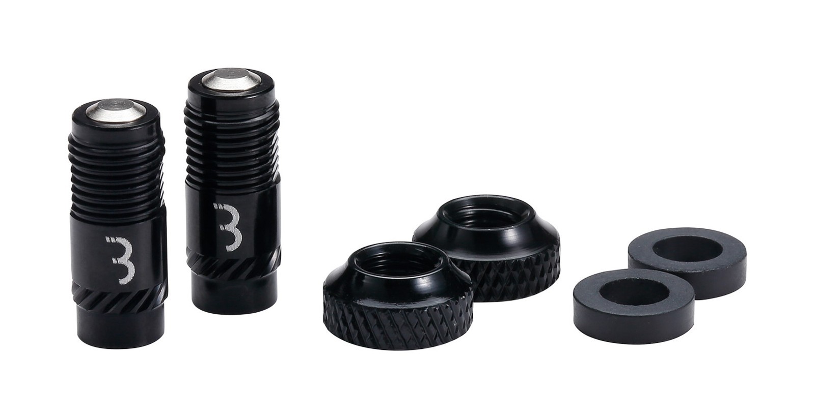 BBB CoreCaps Valve Caps  X 2 - BTI-165 - Black