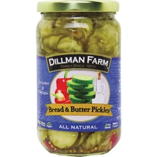 Dillman Farm Bread and Butter Pickles 730 Pack of 12 Dillman Farm 730