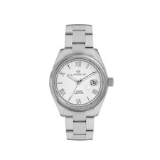 Orologio LORENZ 30204AA Bracciale Acciaio Bianco Sub 100mt Vetro Zaffiro