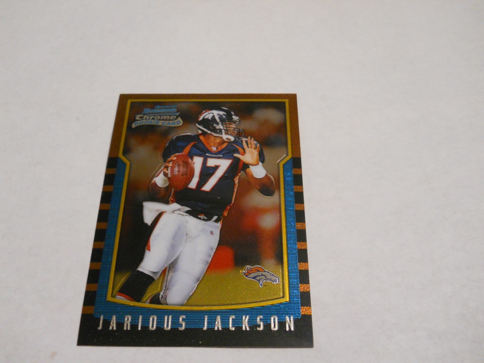 JARIOUS JACKSON ROOKIE CARD DENVER BRONCOS 2000 BOWMAN CHROME