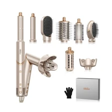 Ukliss 8 in 1 Hair Dryer Brush & Multi Hot Air Styler–Foldable 110,... Fas