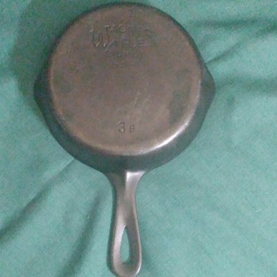 Vintage Wagner Ware Sidney 0   3B Skillet Cast Iron 