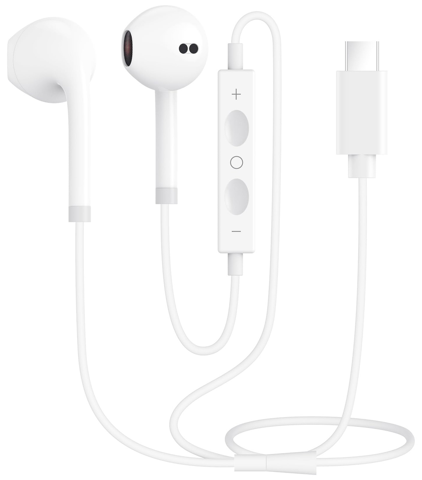 USB C Headphones for iPhone 17 16 15, Type C Earphones with Microphone Volume...