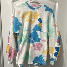 Disney Park Sweater XS Mickey Mouse Tie Dye Sweatshirt Women's Disney trip