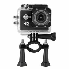 Camera DV Camcorder Video Record, Waterproof for Gym Outdoor Black