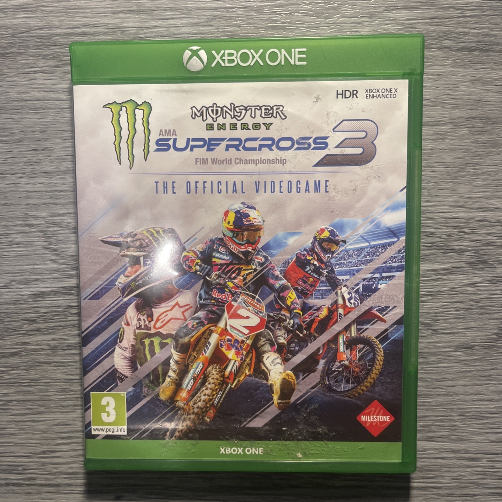 Monster Energy Supercross 3 Video Game by Milestone for Microsoft Xbox One