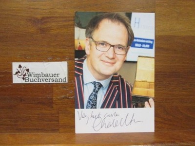 Original Autograph Charles Hanson british TV auctioneer /// Autogramm Autograph