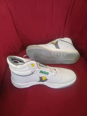 Servis Cheetah High Top Trainers White Yellow Green Shoes Afghani Tali Style OG