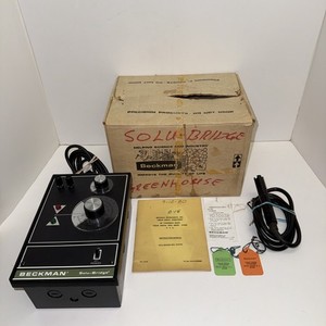 Beckman Solu-Bridge SD-B15 Conductivity Controller Science Electronics Box