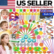 120pcs Party Favor Toys for Kids, Assorted Prizes, Classroom Rewards, Goodie Bag