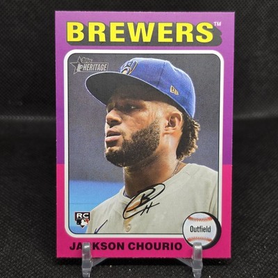 Jackson Chourio 2024 Topps Heritage #632c