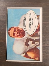 1953 Bowman Set-Break #  9 Marion Motley VG-VGEX Bad Back 