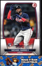 Michael Harris II 2023 Bowman #76 Atlanta Braves Rookie RC