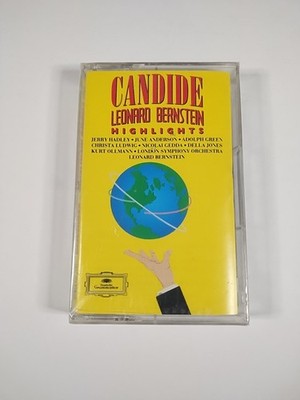 Leonard Bernstein Candide 1991 Cassette Tape Deutsche Grammophon VG+ Classical