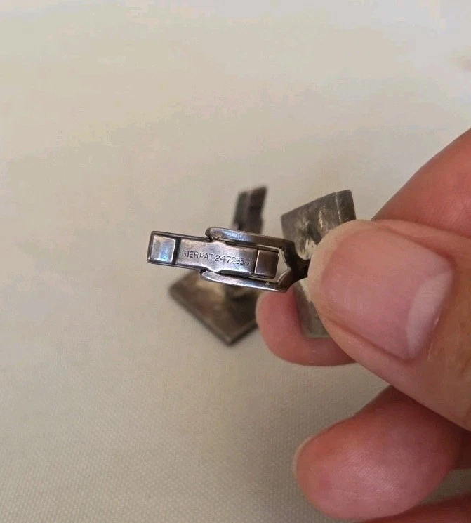 Chic! Gemelos boxer vintage de plata de ley para perros Rottweiler Foto 3 de 4