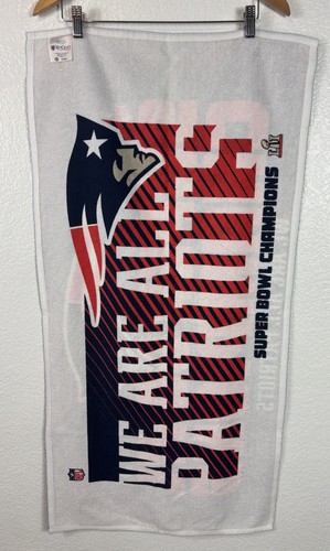 New England Patriots Super Bowl LI Champs 22"X42" Locker Room Towel Double Sided - Picture 1 of 3