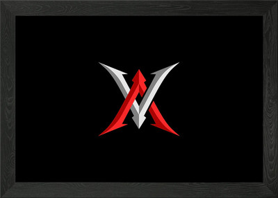 Wachsame Sucht - Abkürzung gerahmtes Wandbild Poster Leinwanddruck Bild