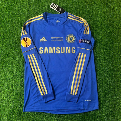 Hazard 17 Chelsea Jersey 2012 2013 Size L Retro Football Home LS