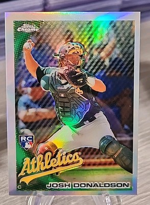 Josh Donaldson 2010 Topps Update Chrome Refractor Rookie #CHR06 Athletics RC