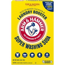 Arm & Hammer Super Washing Soda Detergent Booster & Household Cleaner, 55oz. 0.13 per gallon