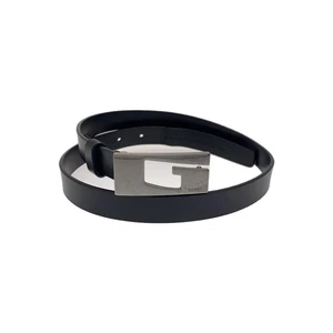Ceinture Gucci/cuir/noir/plate/homme
