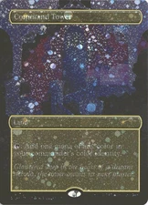 MTG Command Tower (1496) *Galaxy Foil* Secret Lair: Through The Wormhole MT/NM