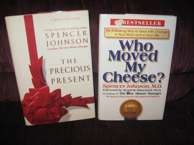 Lot of 2 Books Who Moved My Cheese & The Precious Present by S Johnson  NICE C..