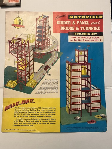 Kenner Viga Motorizada Panel Puente Autopista Conjunto de Construcción 8 Constructores De Colección - Imagen 11 de 12