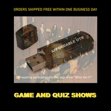 OLD-TIME RADIO QUIZ AND GAME SHOWS. 800+ SHOWS ON A FLASH DRIVE FOR HOME OR CAR