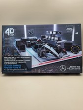 4D Build Mercedes-AMG F1 Car  Garage 3D Puzzle Kit with LED Lights, 244 Pieces