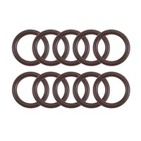 10 Fluorkautschuk O-Ringe 15Mm Od 11Mm Id 2Mm Breite Metrisch Fkm Dichtung