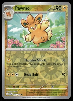 Pawmo 075/198 - Scarlet & Violet - Reverse Holo Common MP