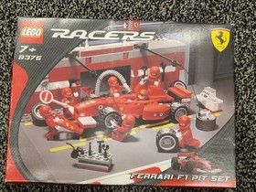 LEGO 8375 Ferrari F1 Pit Set Racers Ferrari 2004 Sealed