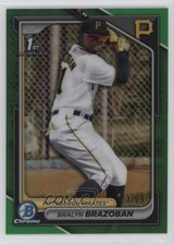 2024 Bowman Chrome Prospects Green Refractor /99 Bralyn Brazoban #BCP-224 14dq