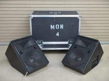Case Of 2 Meyer Sound UM-100P Wide Coverage Active Stage Monitor